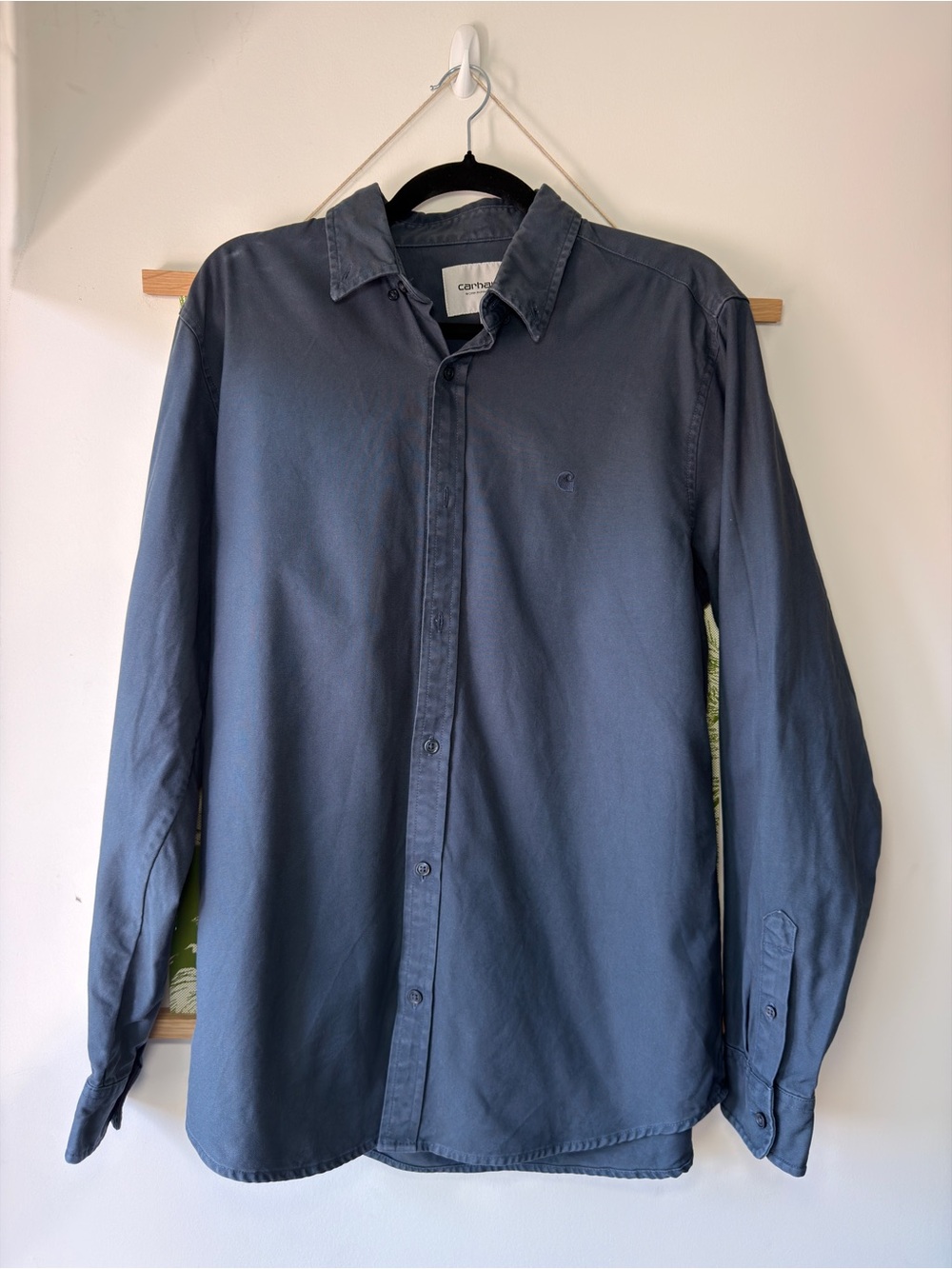 Carhartt WIP Men's Button-Down Shirt — Dark Blue